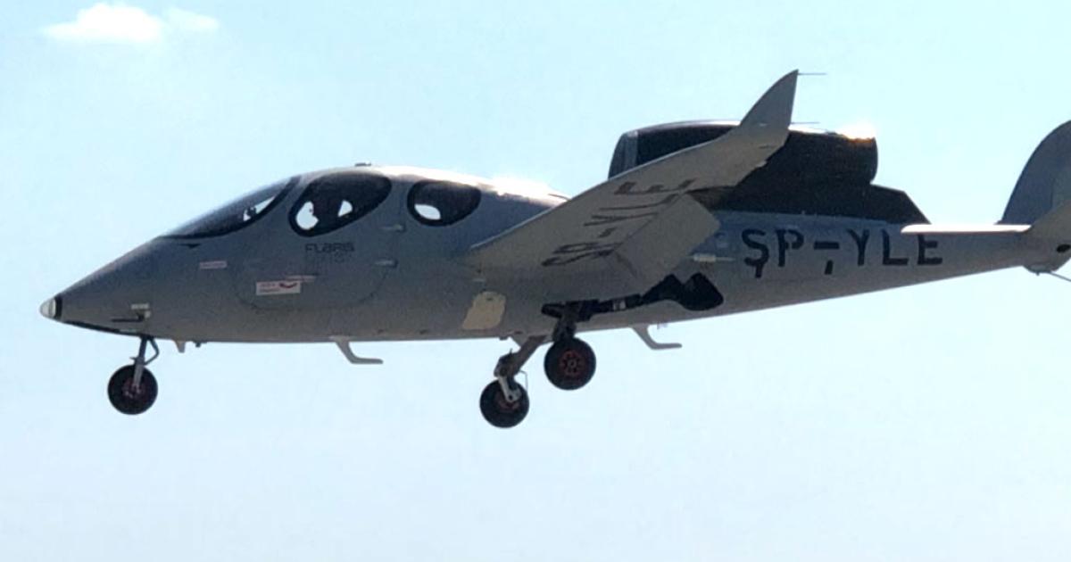 The Flaris LAR1 made its first flight on April 5, six years after the Polish company announced the program.