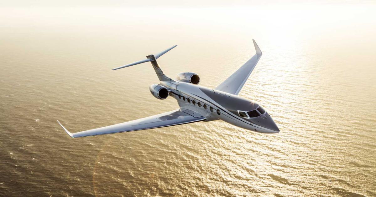 Gulfstream's ultra-long range G650ER set its industry-leading 90th city pair speed record, by flying from Singapore to Tucson, Ariz., in 15 hours and 23 minutes, crossing the Pacific at an average speed of Mach 0.85.