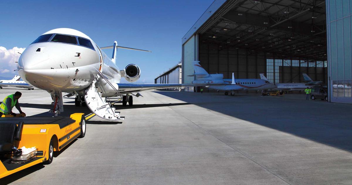 For a decade now, Geneva Air Park's cavernous hangar has provided shelter for private aviation customers and operators at Switzerland's Geneva International Airport.