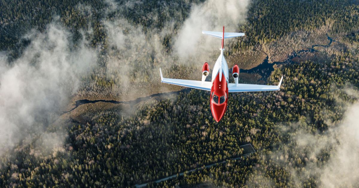 The HondaJet fleet now numbers 118 aircraft worldwide and has demonstrated a dispatch reliability of 99.7 percent, according to the Greensboro, N.C.-based Honda Aircraft, which obtained Canadian certification of its HondaJet Elite on April 11. (Photo: Honda Aircraft)