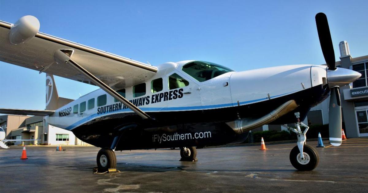 Pilots flying Southern Airways Express Cessna Grand Caravans can now graduate to regional jets at SkyWest Airlines in 18 months. (Photo: Southern Airways)