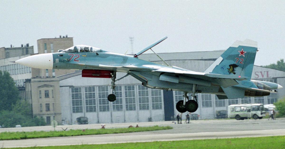 The Su-33 fleet entered service in the 1990s and was the Russian navy's only carrier-borne fighter until the MiG-29K/KUB joined it on the deck of Kuznetsov in late 2016. (Photo: Vladimir Karnozov)