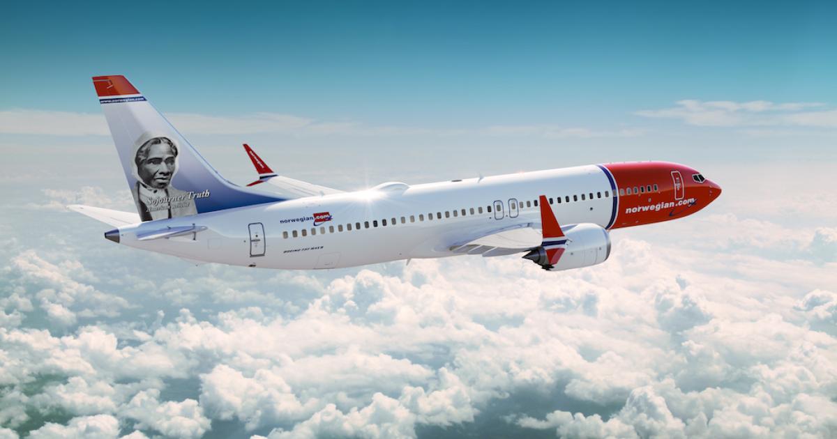Norwegian has replaced certain 737 Max services with widebodies. (Photo: Norwegian)