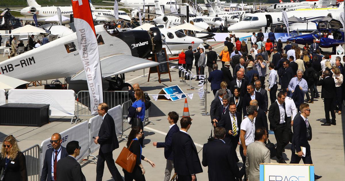 The mood last week at EBACE 2019 was "benign," said Ford von Weise, global head of aircraft financing for Citi Private Bank. Overall, aerospace analysts at sister division Citi Research remain "cautiously optimistic" about the business jet market. (Photo: David McIntosh/AIN)