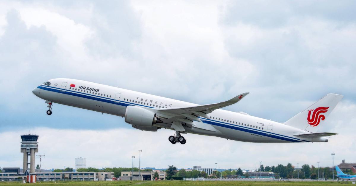 Air China has taken delivery of eight Airbus A350-900s out of an order for 10. (Photo: Airbus)