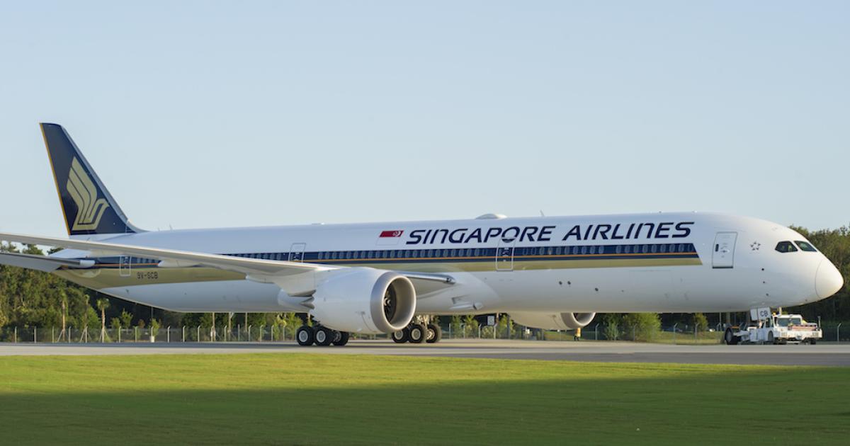 Rising fuel costs halved Singapore Airlines' profit during its last fiscal year. (Photo: Singapore Airlines) 
