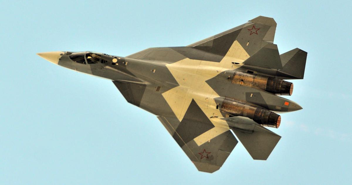 Once cleared for export, the stealthy Su-57 fighter could meet Turkey's fifth-generation fighter needs instead of the F-35. (Photo: Vladimir Karnozov)