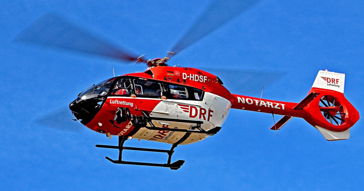 DRF Luftrettung’s fleet includes Airbus H145 helicopters. (Photo: DRF Luftrettung)