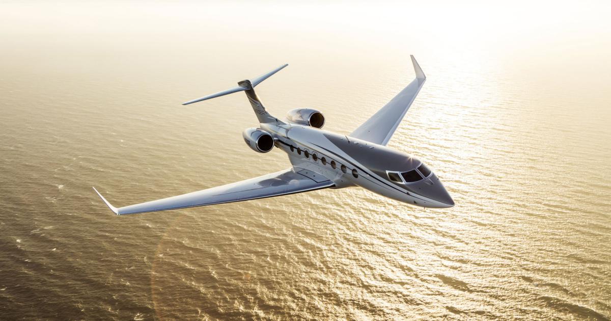Gulfstream deliveries increased by 30 percent in the first quarter of the year, driven in part by the large-cabin models, such as the G65. (Photo: Gulfstream)
