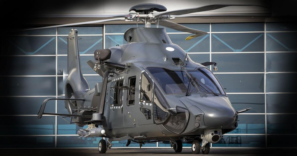 The H160M is part of Airbus's effort to militarize civil variants.