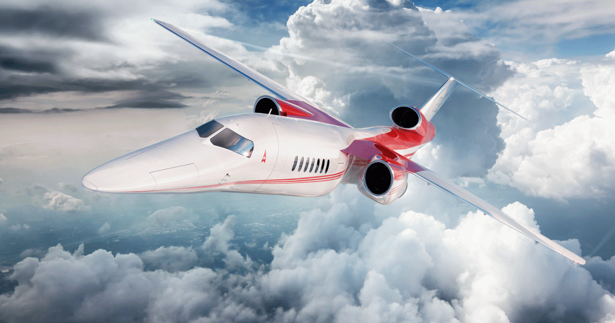 Aerion’s AS2 supersonic business jet is slated to carry 12 passengers at Mach 1.6 with a minimum projected range of 4,750 nm (8,800 km).