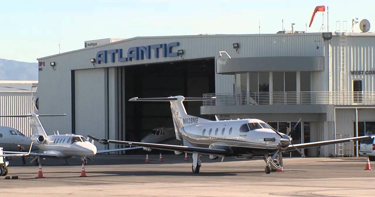 Approved changes to the general aviation space at John Wayne-Orange County Airport will split the space currently occupied by ACI Jet into two separate FBOs, while the Atlantic Aviation site will be leveled and reserved for light GA use only. (Photo: Atlantic Aviation)