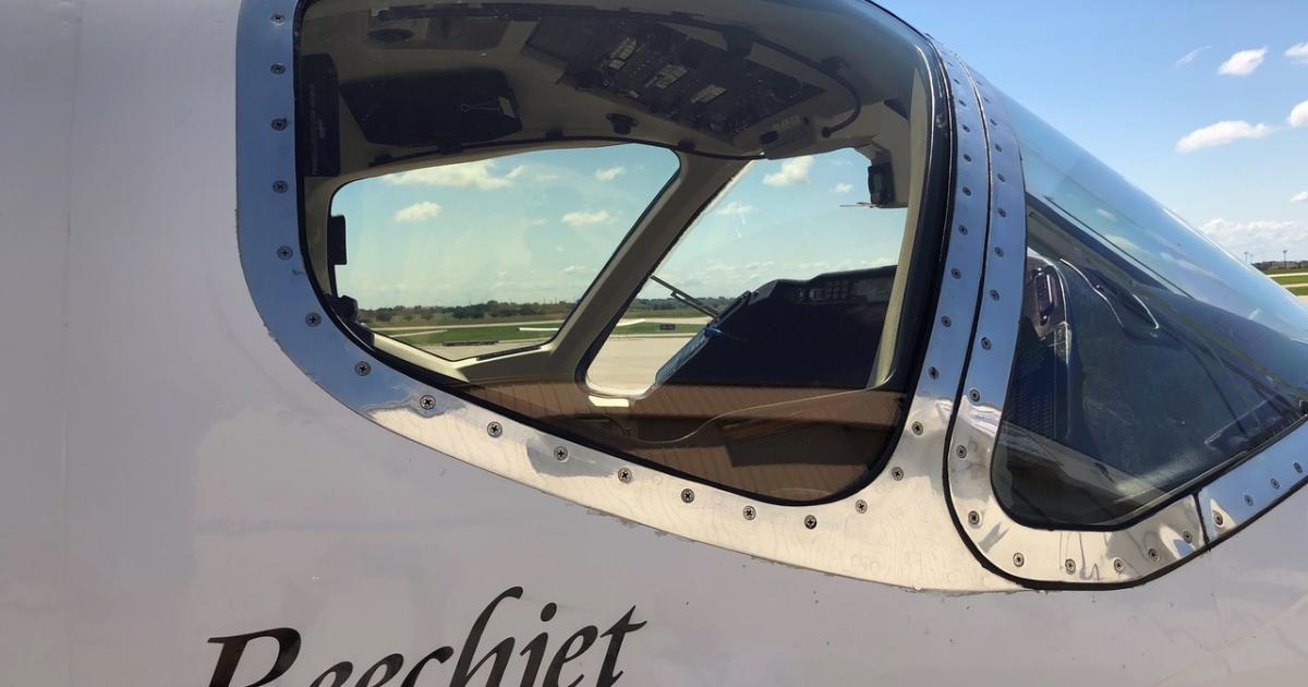 Lee Aerospace has received parts manufacturing approval for its CoolView window technology on the Beechjet 400, 400A and 400T. (Photo: Lee Aerospace)
