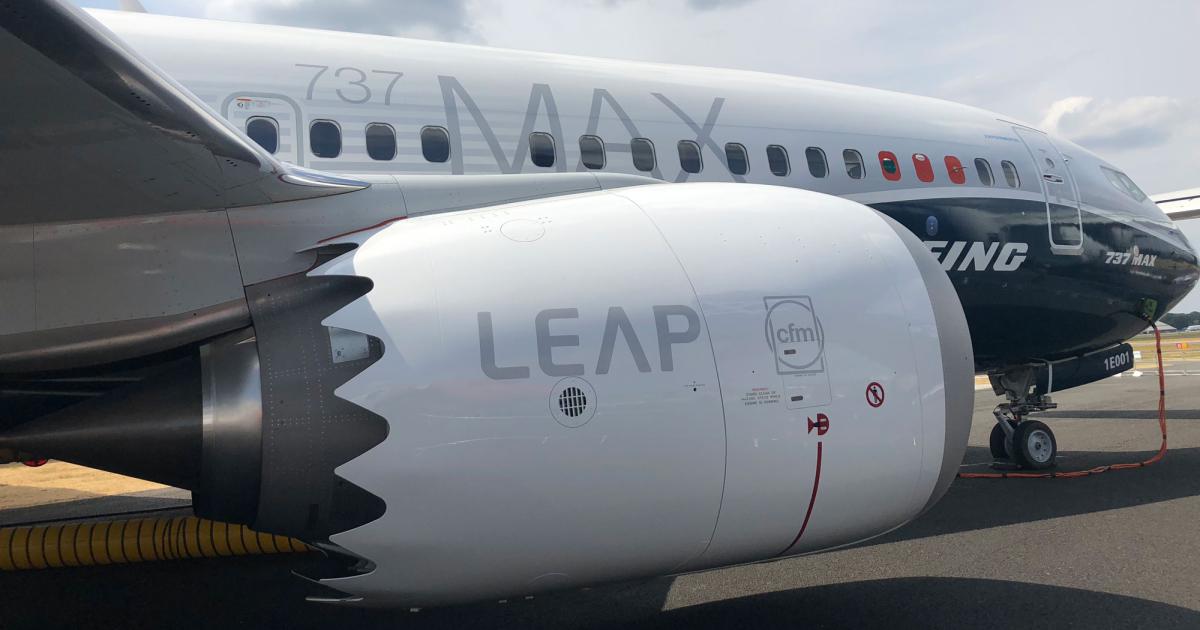 CFM Leap engines in service last year registered a 96-percent utilization rate, equaling that of the far more “mature” CFM56. (Photo: Chad Trautvetter/AIN)