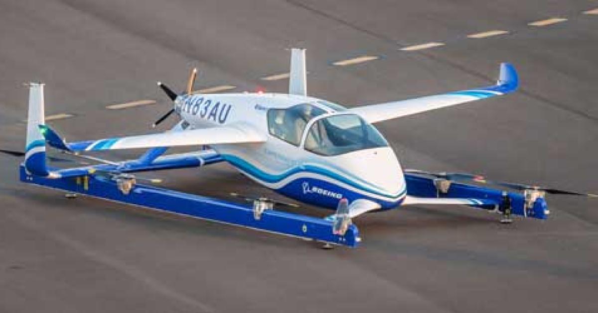 The PAV (passenger air vehicle) Boeing's entry into the developing urban air mobility market crashed earlier this month after four successful unmanned test flights.