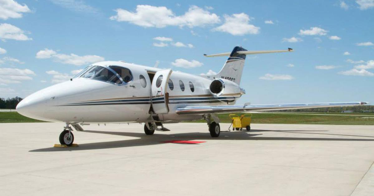 Wheels Up has acquired TMC Jets, an Indiana-based charter operator with a fleet of 26 Hawker 400XP light jets. (Photo: TMC Jets)