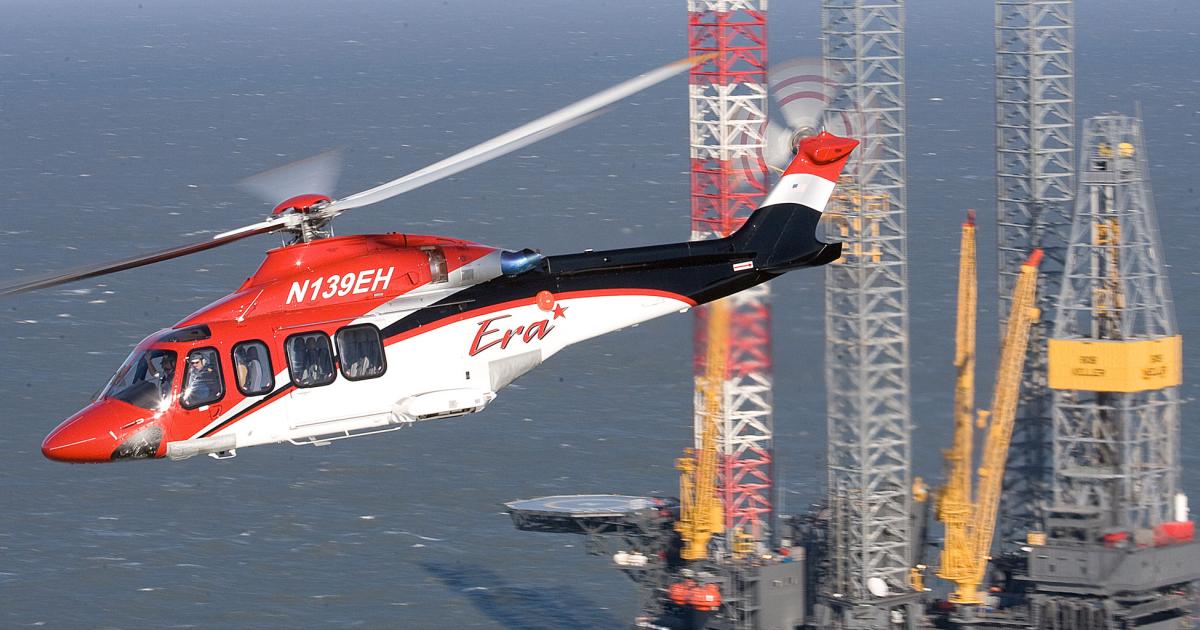 Era’s AW139 fleet has achieved 200,000 flight hours according to Leonardo, which manufactures the medium twin-engine helicopter.