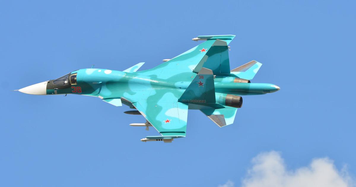If an order for the S-70 UCAV is made by the MoD, production of the aircraft could take place at the NAPO facility, replacing that of the Su-34 fighter (pictured).