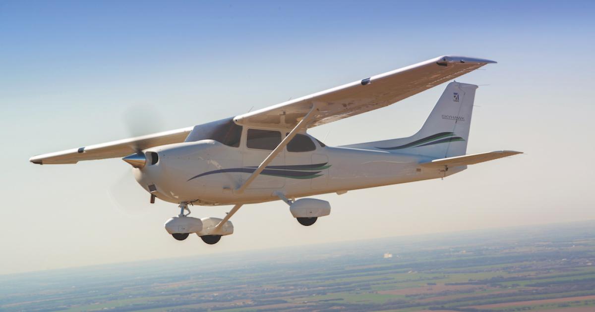 More than 44,000 Cessna Skyhawk 172s have been placed into service, according to Textron Aviation. (Photo: Textron Aviation)