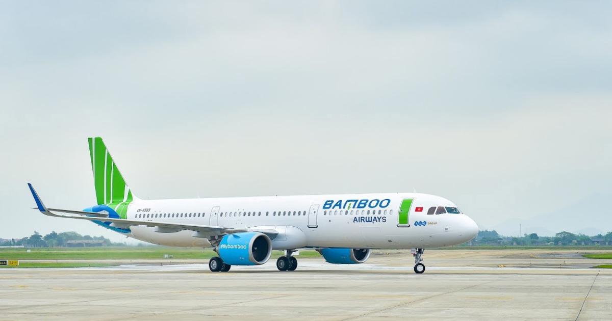Bamboo Airways took delivery of its first Airbus A321neo from Gecas last December. (Photo: Bamboo Airways)