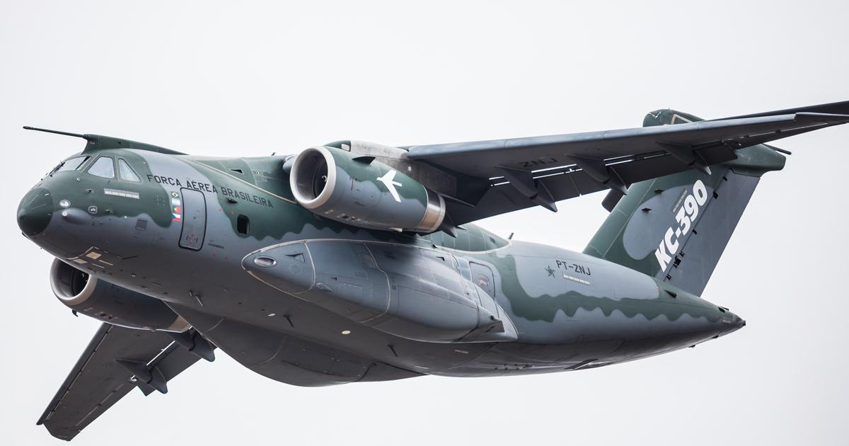 Having achieved Brazilian civil certification last year, the KC-390 is poised to enter Brazilian air force service in the third quarter of 2019. (Photo: Embraer)