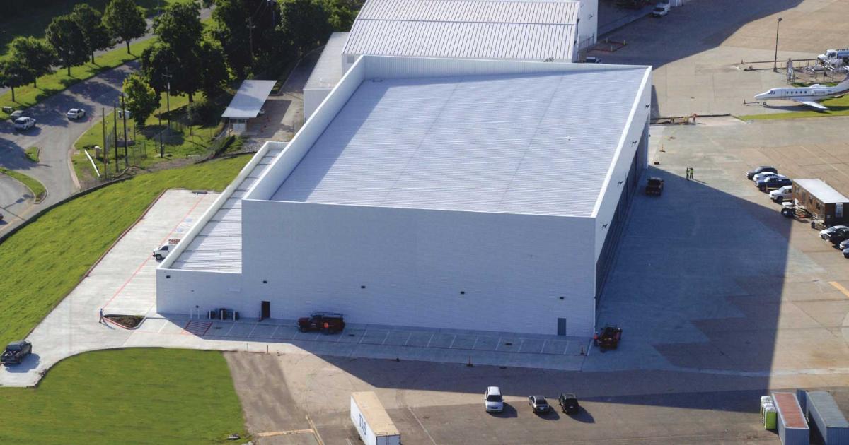 The addition of the new 49,000 Hangar M at Business Jet Center's facility at Dallas Love Field, brings the FBO to more than 250,000 sq ft of aircraft storage space to serve private aviation in the Metroplex.