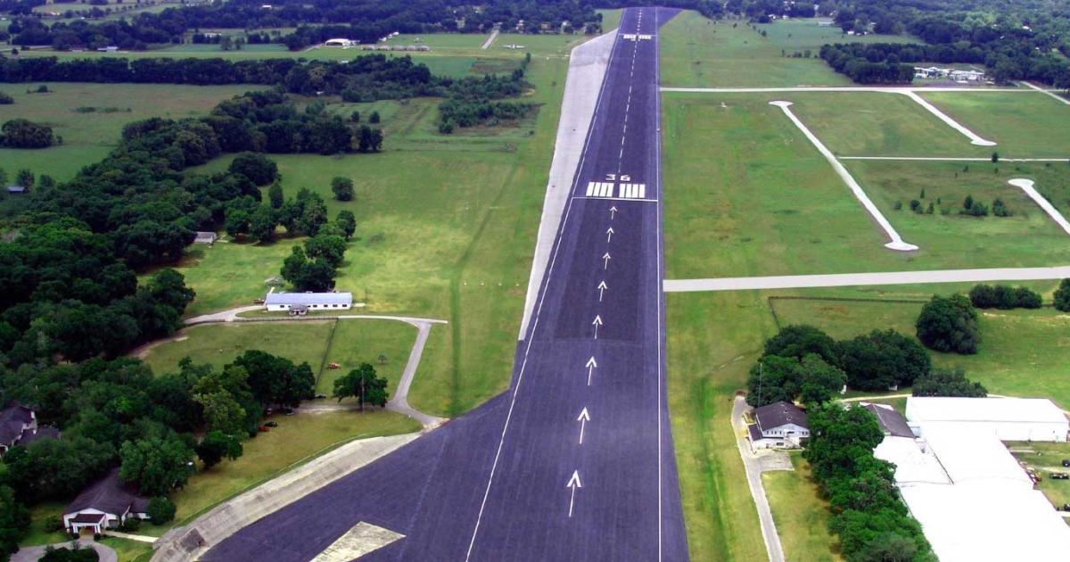 For $10.5 million, an aviation enthusiast can own their own 7,500-foot runway, five hangars, a mansion, and a private aviation residence community in Ocala, Fla.