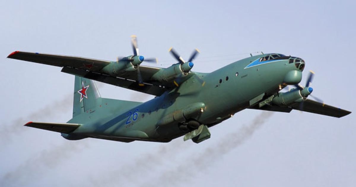 The VKS (Russian Aerospace Forces) continues to operate a dwindling number of aging An-12 transports. (photo: Russian Ministry of Defense)