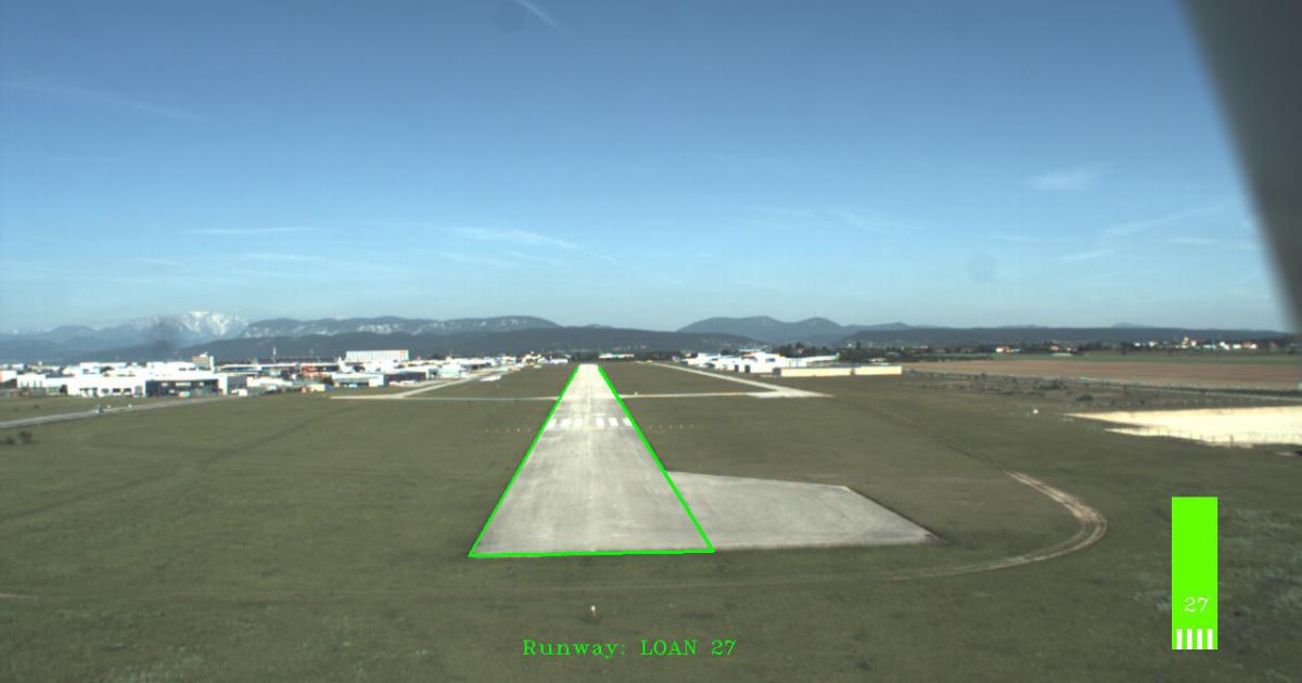 Vision-assisted navigation helped land a Diamond DA42 automatically, as part of a research project at the Technical University of Munich. (Photo: TUM)