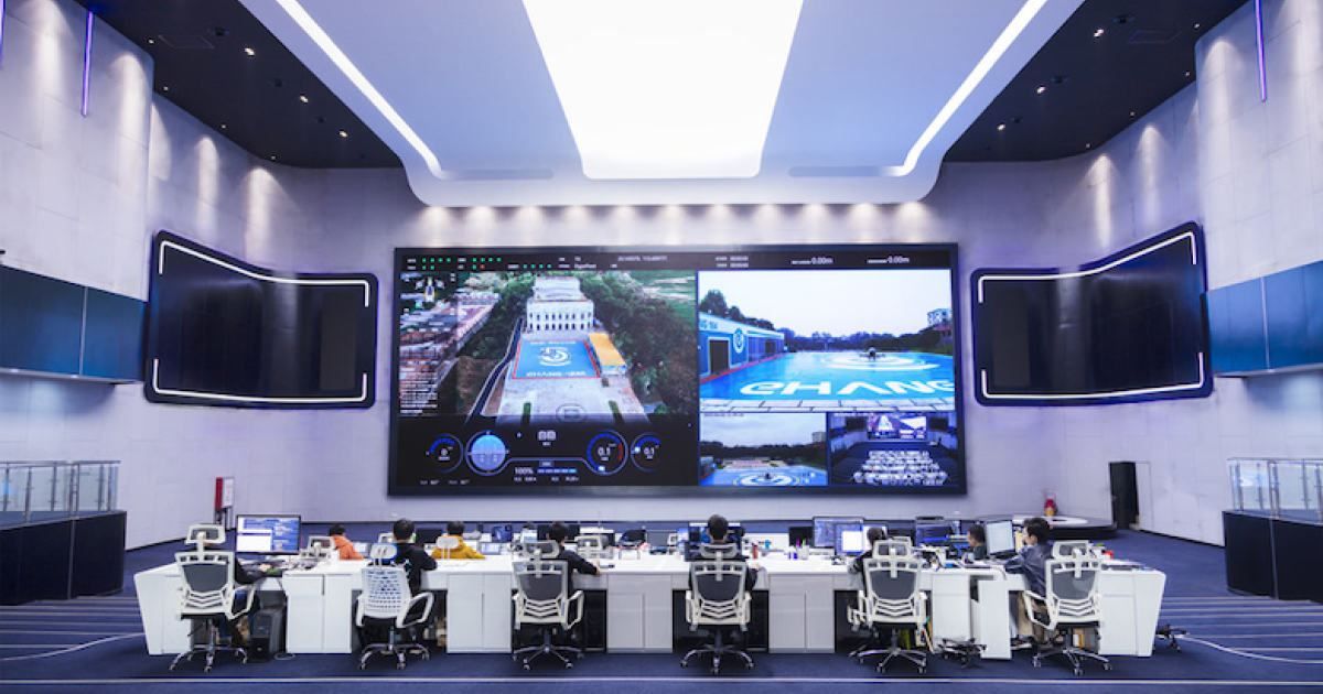 EHang plans to open a command and control center for autonomous eVTOL flights in Guangzhou, China.