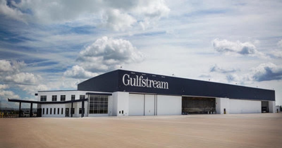 Gulfstream's new hangar at Appleton International Airport will accommodate up to 12 G650s or G650ERs. (Photo: Gulfstream)