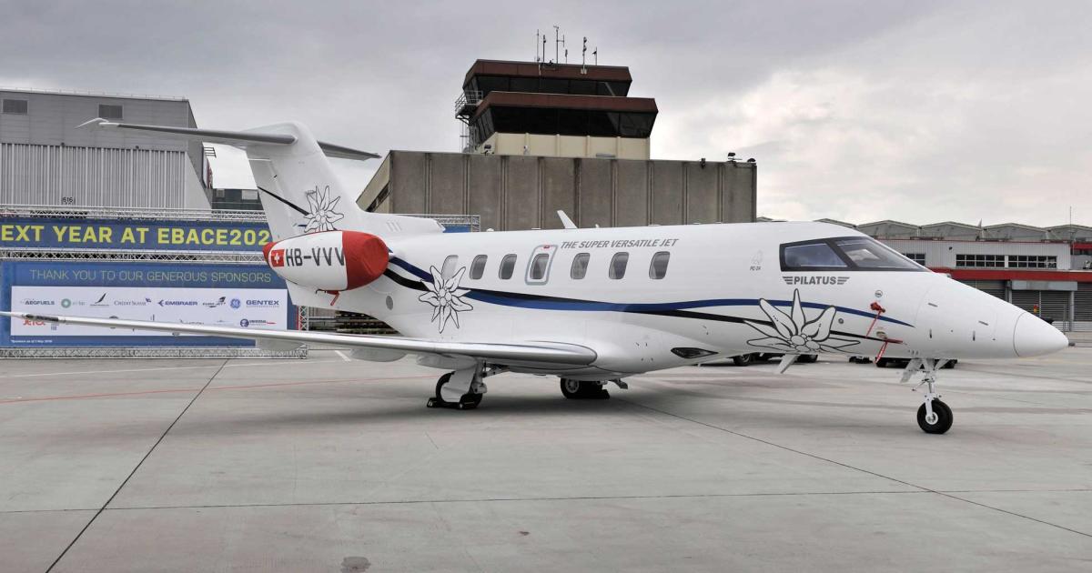 Pilatus's versatile PC-24 light jet helped buoy business jet delivery totals for the first half of 2019. The Swiss manufacturer ramped up its production from three in the first half of 2018 to 16 in the first six months of this year. Overall private jet airframers boosted their deliveries year-over-year by 35 units, an increase of 12.5 percent.