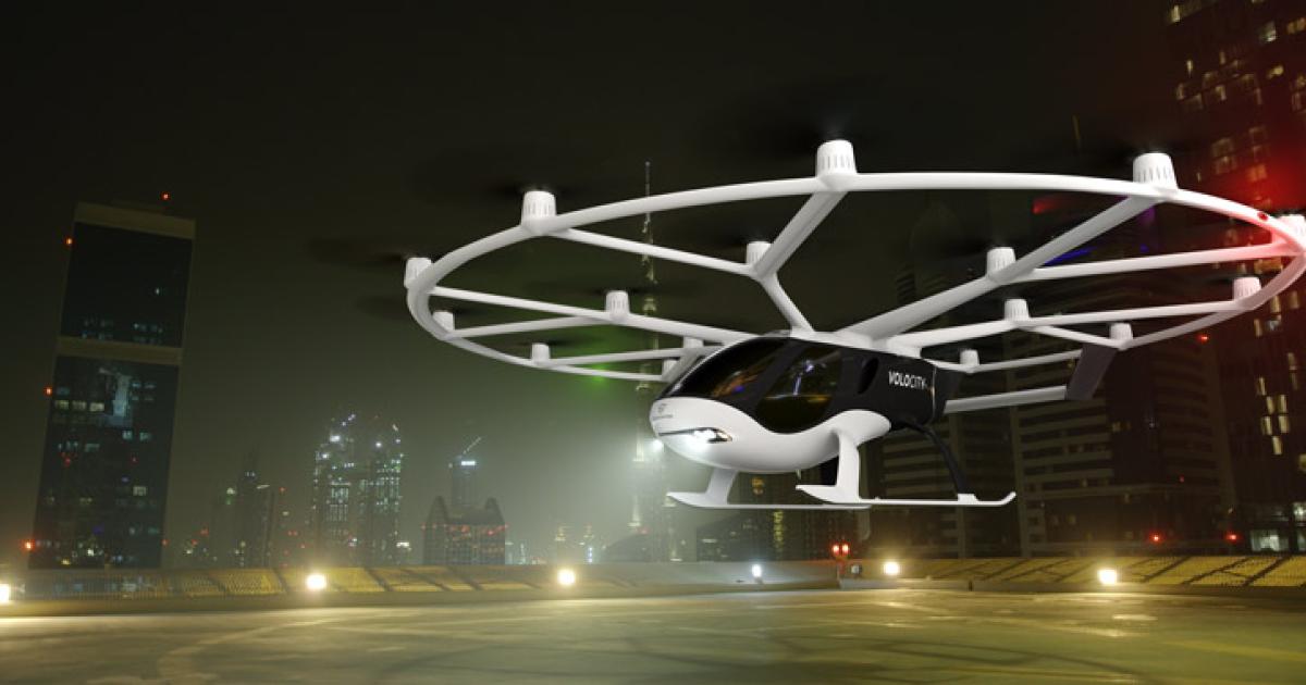 Volocopter's VoloCity eVTOL features design improvements based on flight testing of earlier protoypes.