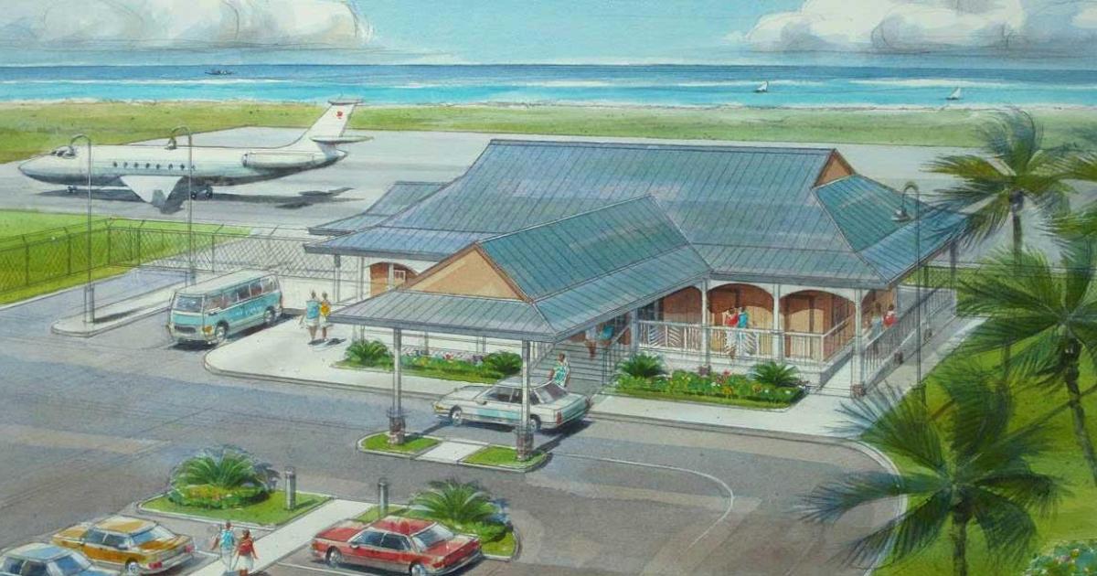 An artist rendering of Air Service Hawaii's new terminal at Lihue Airport on Kauai, which expected to make its debut in January.
