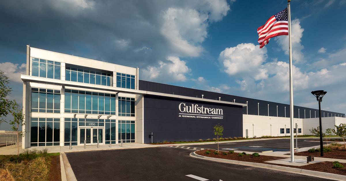 Gulfstream Aerospace's new East Campus service center adds 202,000-sq-ft of MRO hangar and shop space at its headquarters in Savannah, Georgia, giving it more than one million sq ft of shop space at Savannah/Hilton Head International Airport. (Photo: Gulfstream Aerospace)