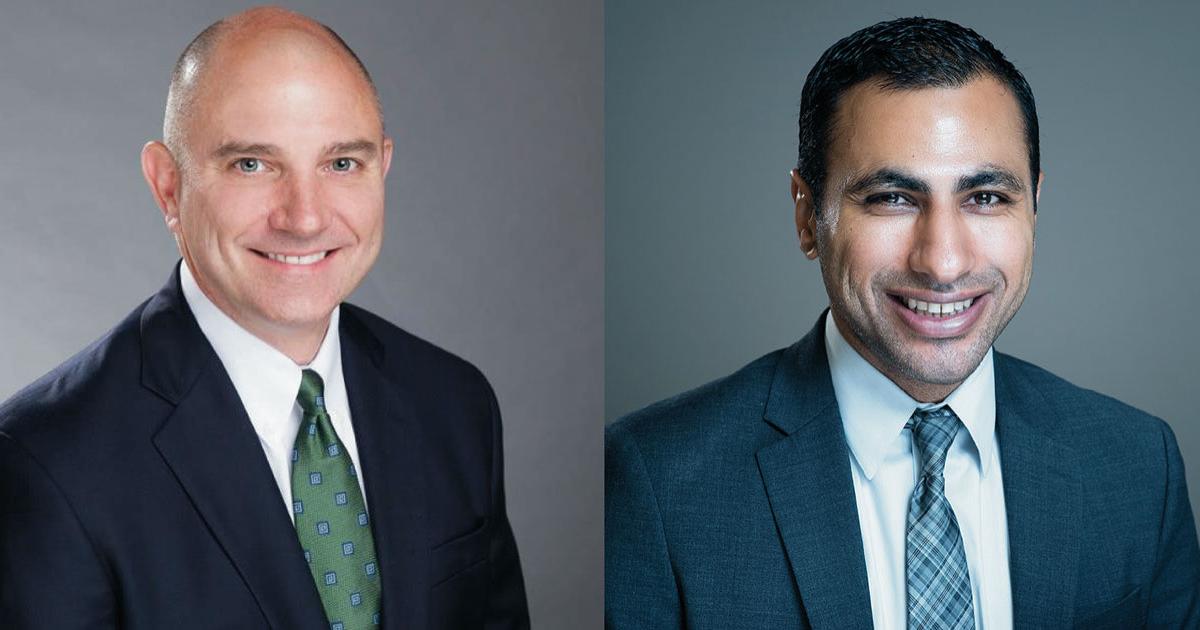 David Balevic (left) is the new president and chief executive officer of CHC Helicopter and Imran Hayat has been named his deputy.
