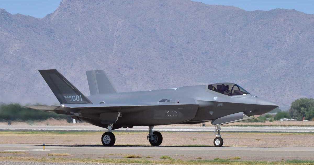 The RoKAF has eight F-35As in-country, with others retained in the U.S. at Luke AFB, Arizona, for training (illustrated). (Photo: U.S. Air Force)