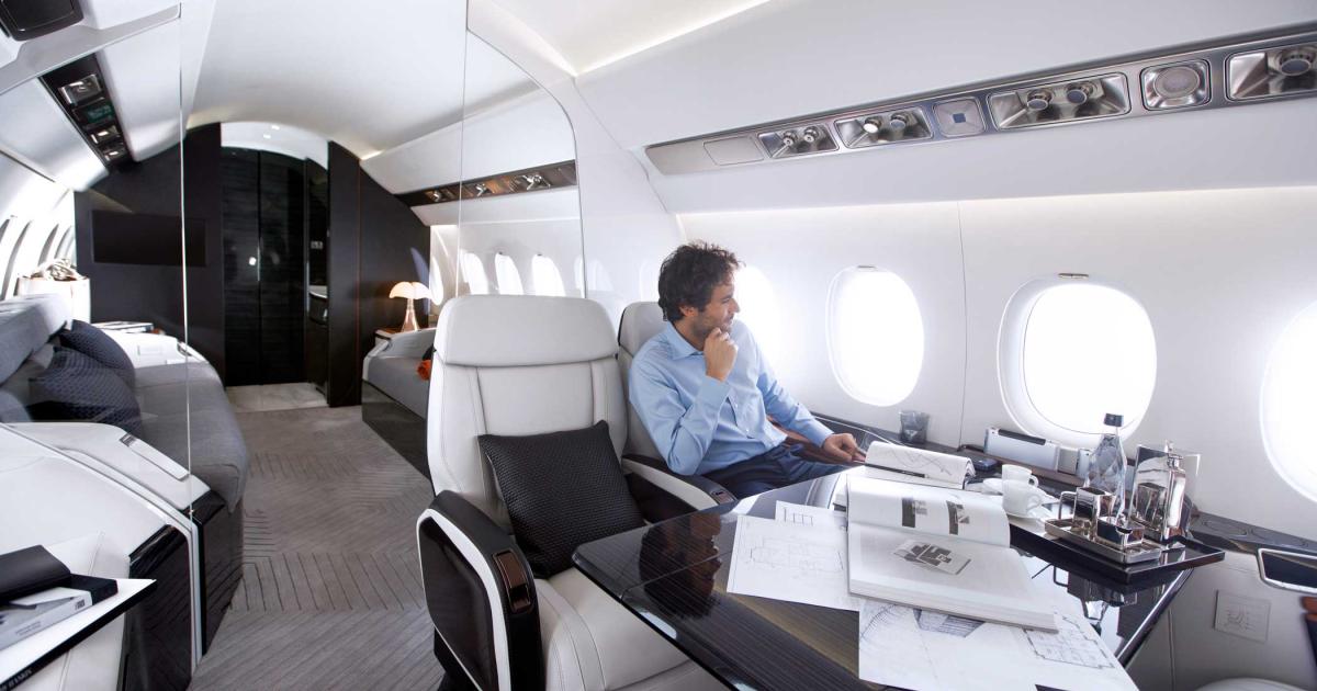 Designing the best acoustics for a business jet like this 6X involves far more than just lowering decibel levels.