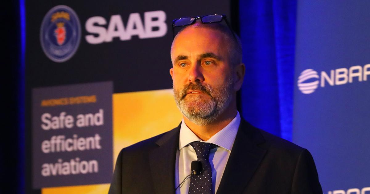 Jan Widerström, head of Saab’s Avionics Systems unit. Photo: David McIntosh