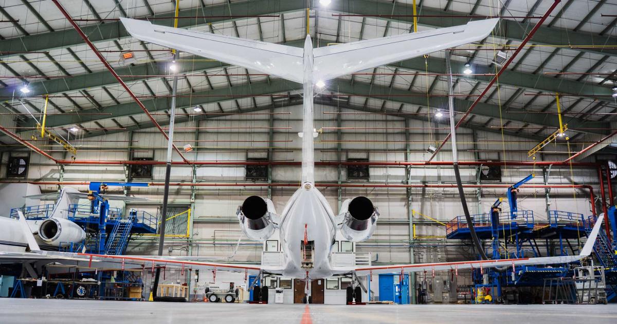 Since March, Stevens Aerospace, formerly Stevens Aviation, has welcomed large-cabin jets to its Macon, Ga. facility.