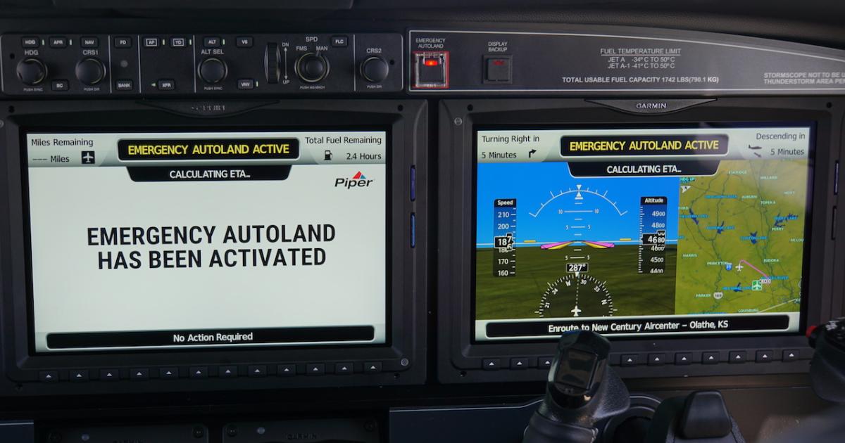 Garmin's Autoland adds an extra layer of safety for single-pilot operations. (Photo: Matt Thurber)
