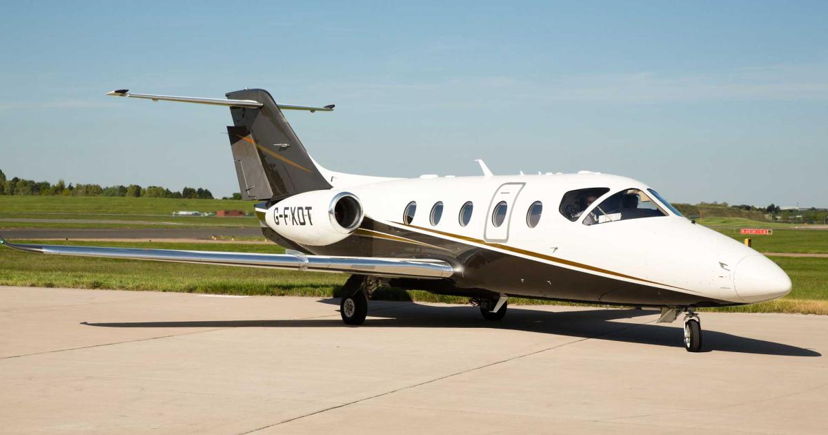 Customers booking flights through PrivateFly's European city pairs program can access aircraft such as the Nextant 400XTi, which can accommodate up to six passengers.