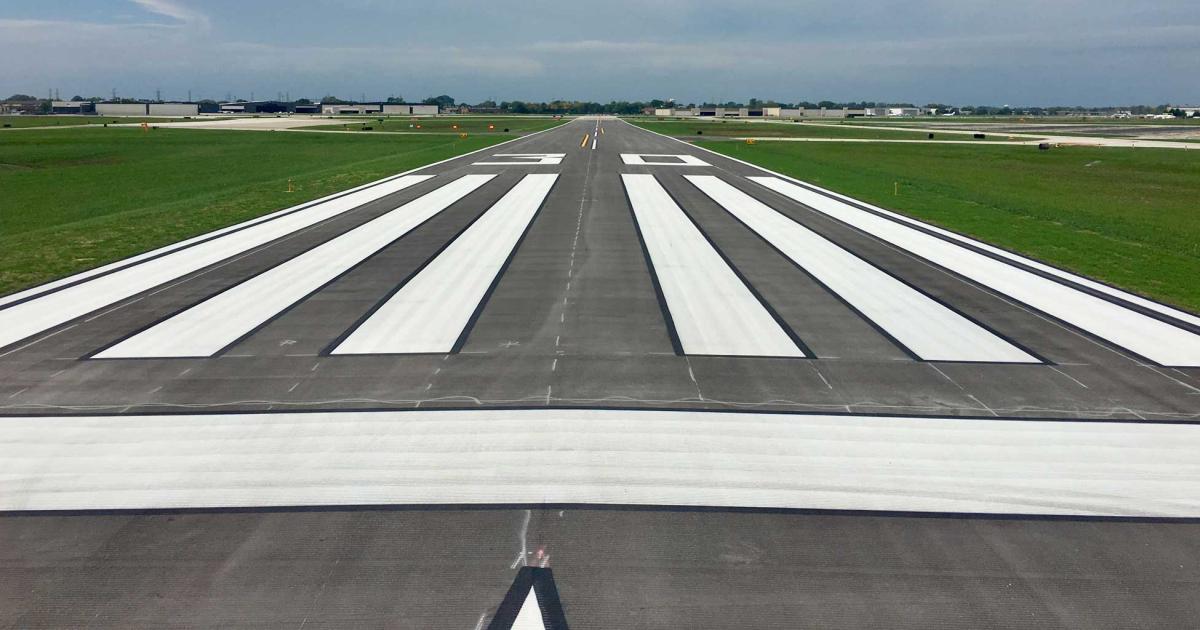 Chicago Executive Airport's Runway 12/30 is once again open for business for the first time since July, after a $1.7 million reconstruction and safety enhancement project.