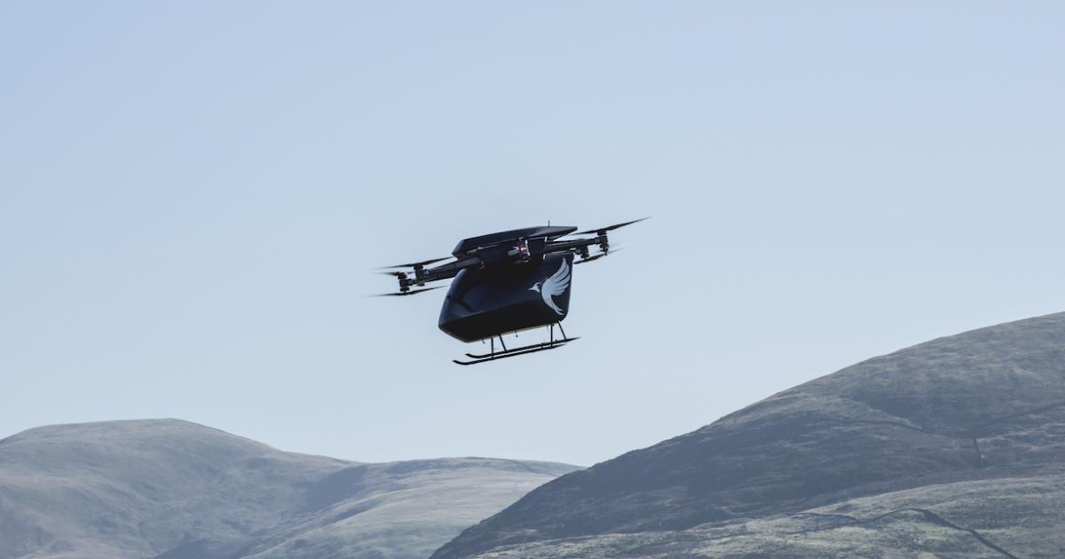 Vertical Aerospace started flight testing its Seraph eVTOL prototype in a remote part of north Wales on August 22, 2019.