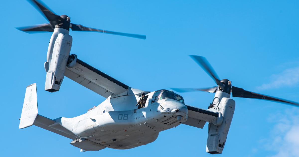 The Bell Boeing V-22 Osprey tiltrotor recently surpassed half a million flight hours since its first flight in 1989.