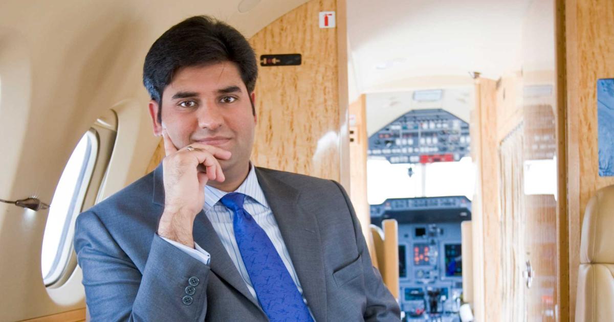 Paras Dhamecha, managing director of Empire Aviation Group.