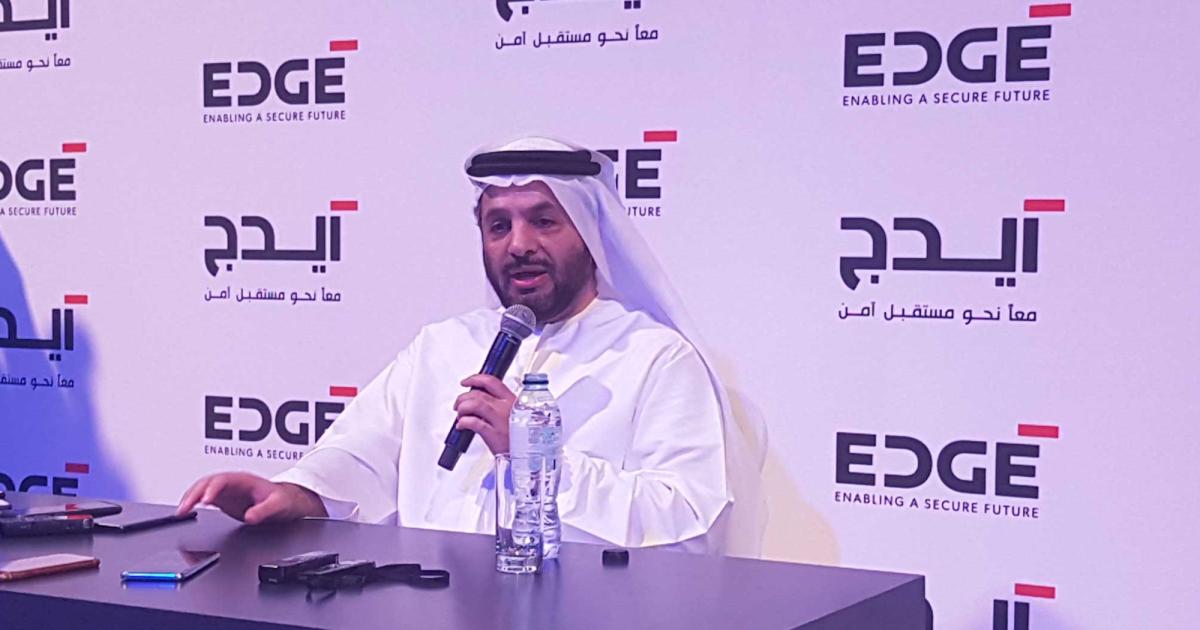 Faisal Al Bannai, newly appointed CEO of UAE advanced technology defense coglomerate, Edge (Photo: Peter Shaw-Smith)