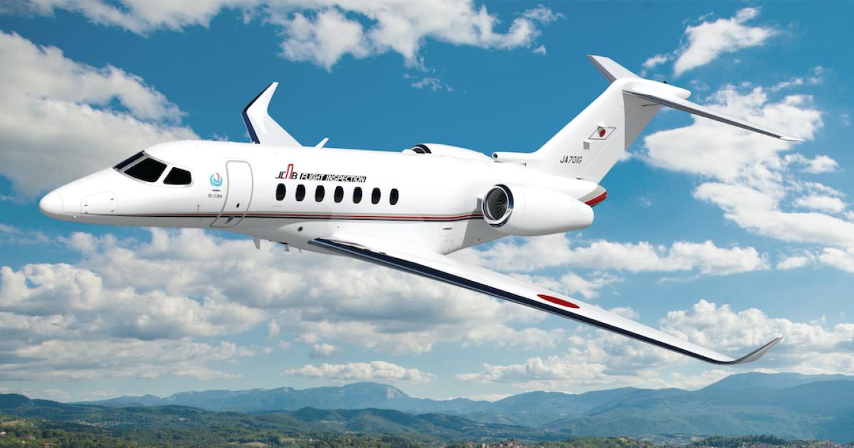 Textron Aviation's first special mission application for its new Cessna Citation Longitude will be a flight inspection aircraft for Japan's Civil Aviation Bureau. (Photo: Textron Aviation)
