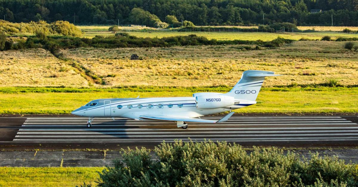 One month after obtaining EASA validation for the G500, Gulfstream has begun deliveries of the long-range, large-cabin jet to customers in Europe. (Photo: Gulfstream Aerospace)