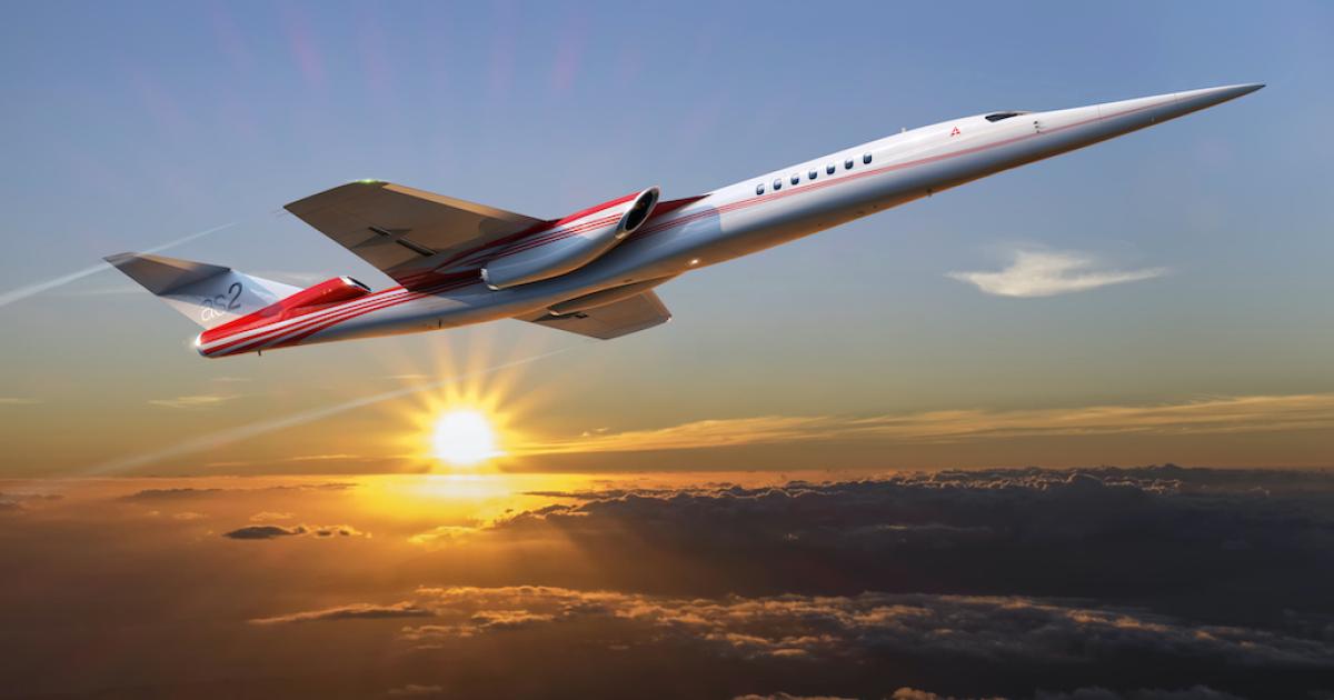 Aerion expects to receive the first articles for AS2 assembly in 2023. (Photo: Aerion Supersonic)
